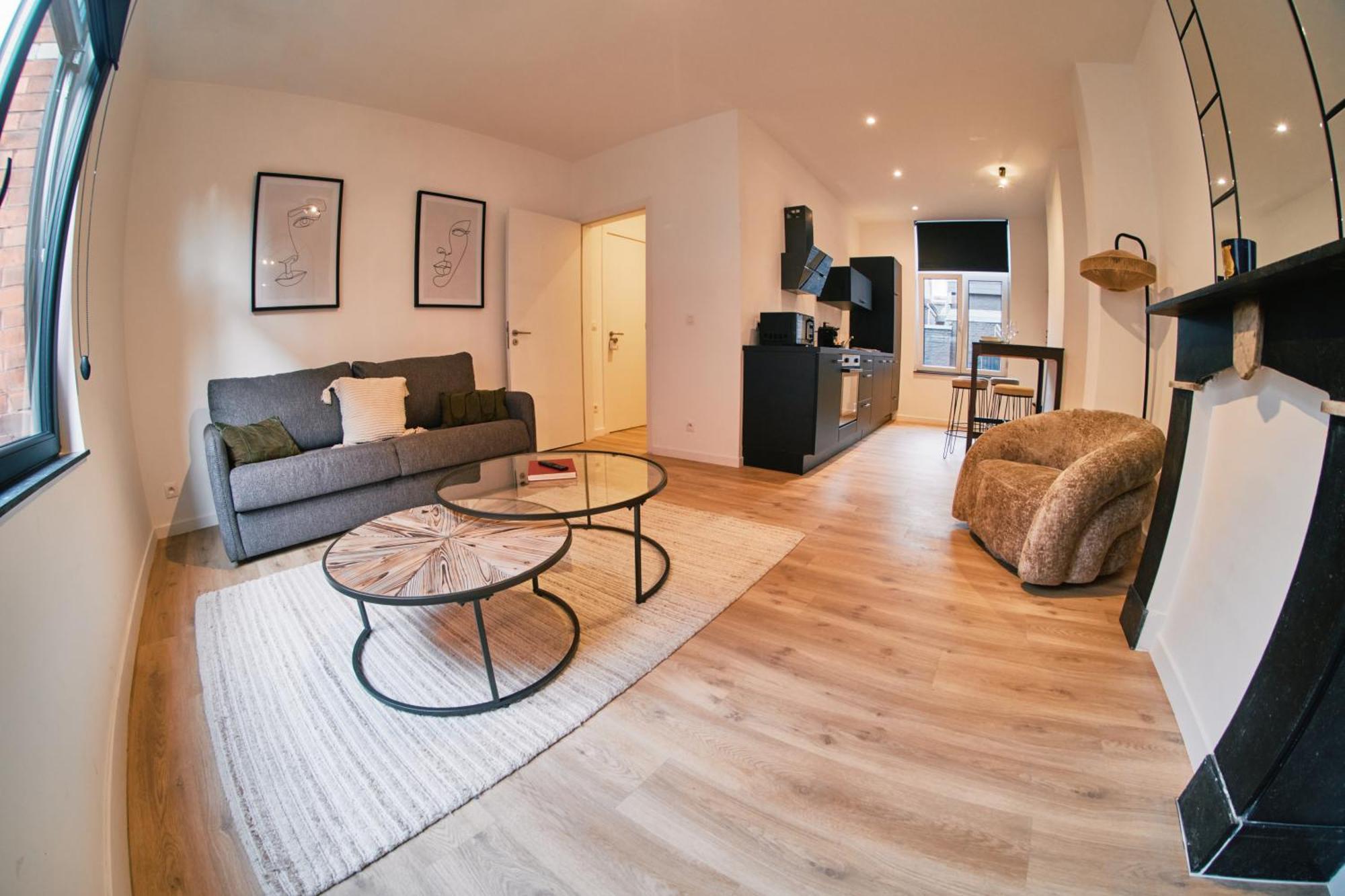 Urbanchic Appartement Cosy 1B Liege Ngoại thất bức ảnh